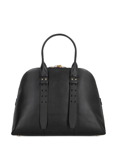 PINKO maxi Escape leather tote bag - Black