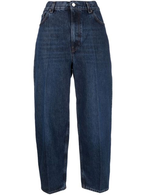 TOTEME tapered high-waist jeans - Blue - zdjęcie produktu nr 1