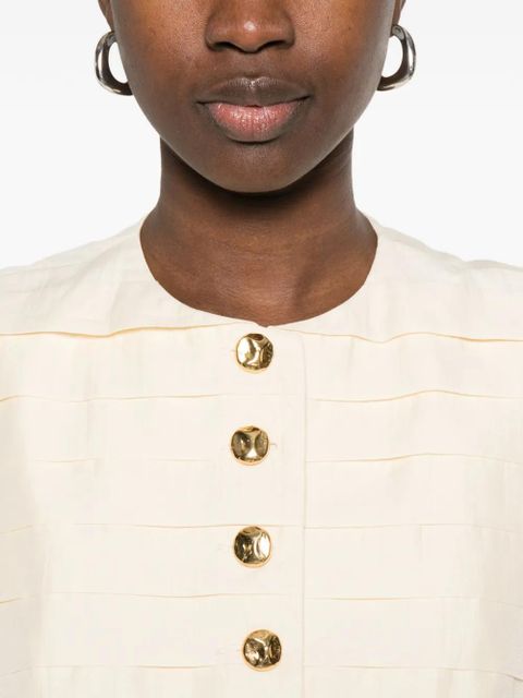 SANDRO Kinsley button waistcoat - Neutrals