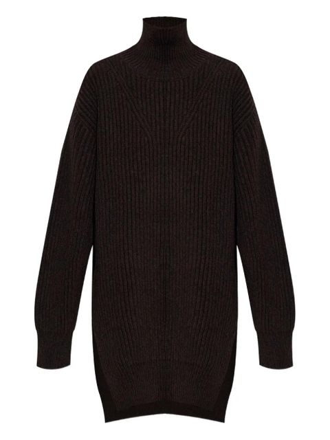 Jil Sander ribbed turtleneck sweater - Brown - zdjęcie produktu nr 1