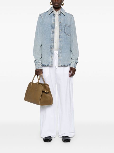 TOTEME classic-collar denim shirt - Blue