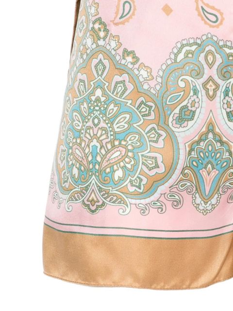 PINKO Merengue paisley-print tie-waist pareo