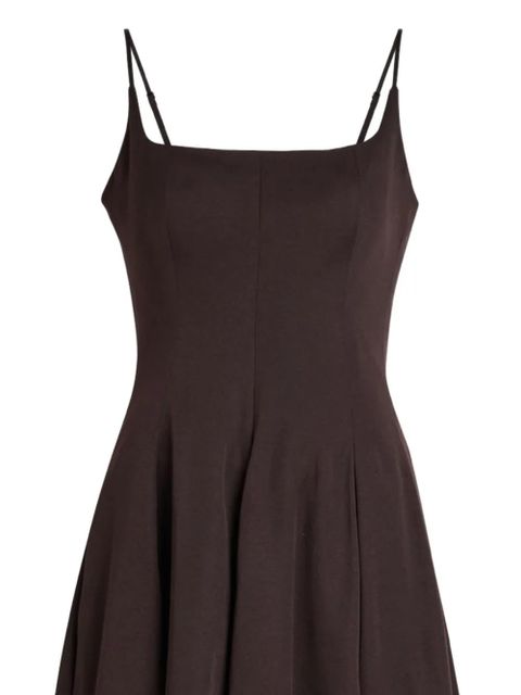 STAUD Joy square-neck flared maxi dress - Brown - zdjęcie produktu nr 2