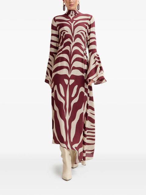 Essentiel Antwerp zebra-print midi dress - Neutrals - zdjęcie produktu nr 2