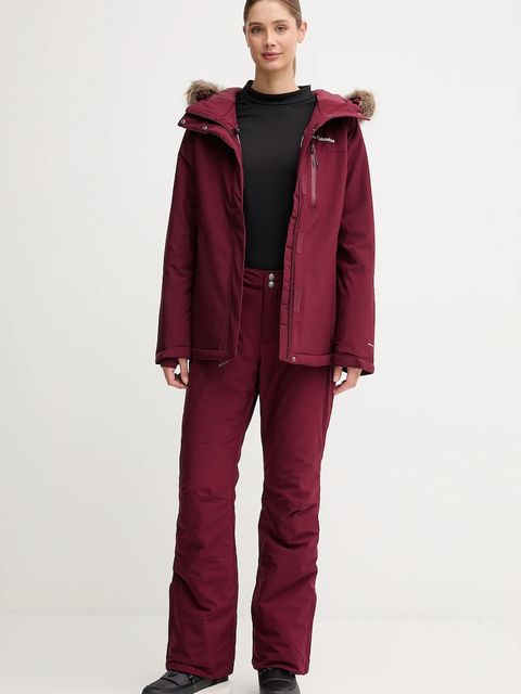 Columbia kurtka narciarska Ava Alpine kolor bordowy 2085831 - zdjęcie produktu nr 2