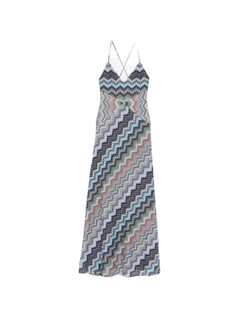Missoni chevron strap maxi dress - Grey - zdjęcie produktu nr 1