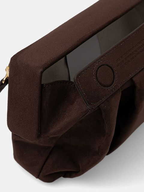 Themoire torebka zamszowa kolor brązowy TMFW25AFSUE109