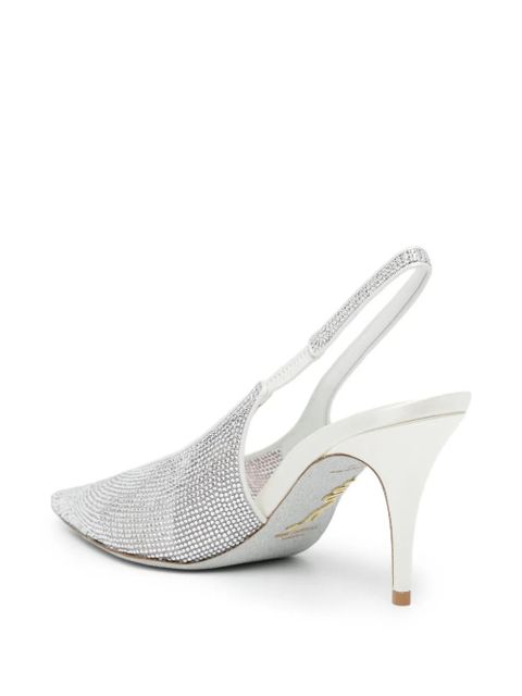 René Caovilla JINNY SLINGBACK 80 - White