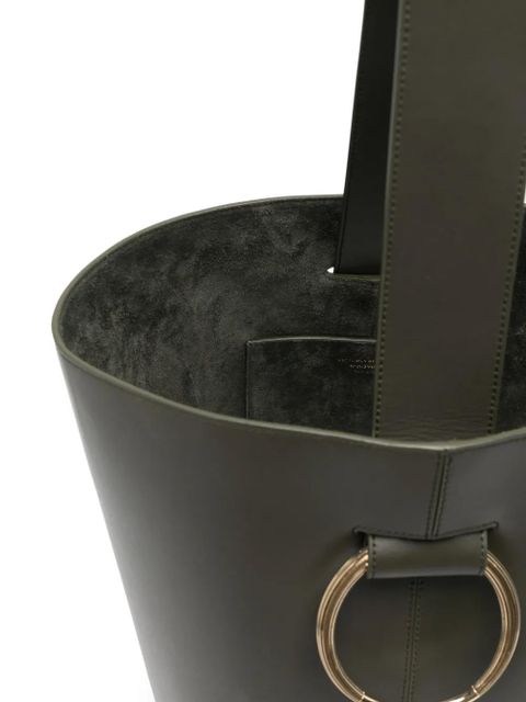 Victoria Beckham Dia ring bucket bag - Green