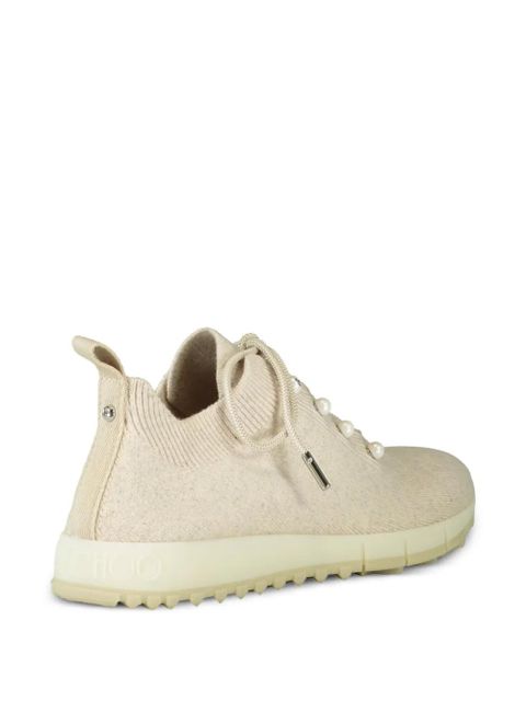 Jimmy Choo Veles beaded lace-up sneakers - Neutrals - zdjęcie produktu nr 2