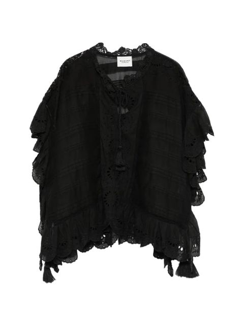 MARANT ÉTOILE Payton blouse - Black - zdjęcie produktu nr 1
