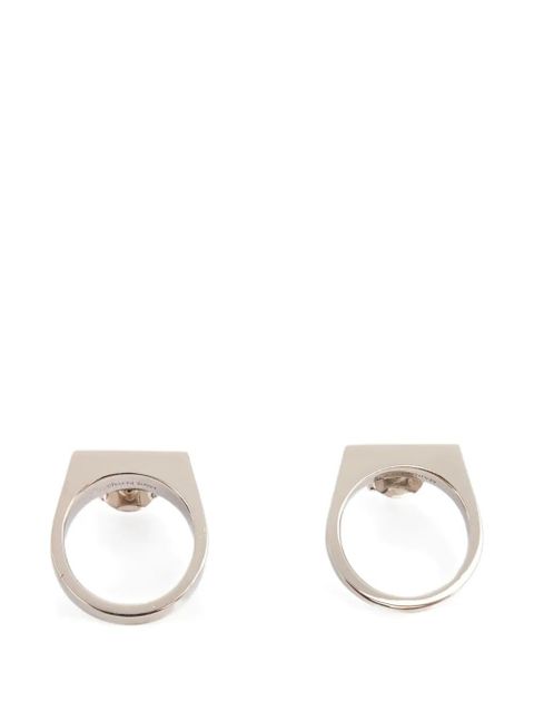 MM6 Maison Margiela Chevalier Ring earrings - Silver - zdjęcie produktu nr 1