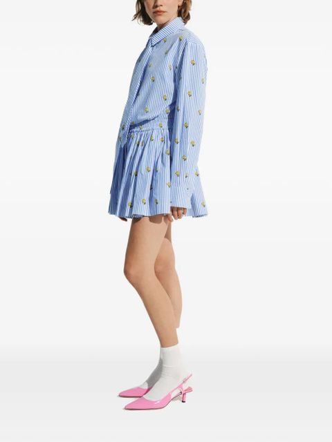 Essentiel Antwerp Peanuts™ Snoopy-print striped shirt - Blue - zdjęcie produktu nr 2