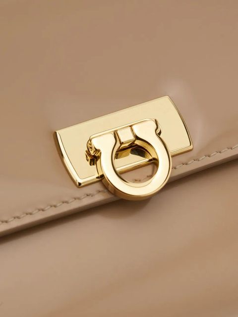 Ferragamo Gancini continental wallet - Neutrals