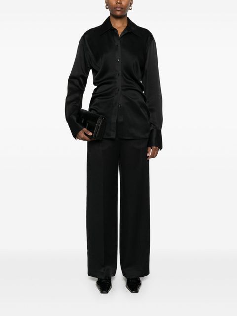 TOTEME slouch waist shirt - Black - zdjęcie produktu nr 2