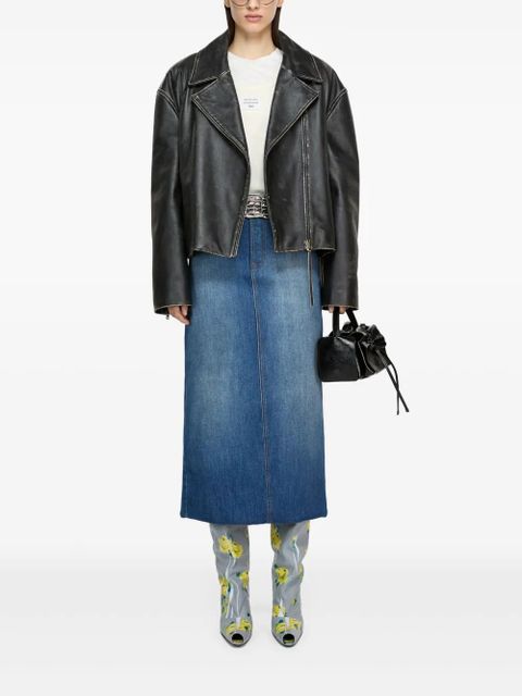 Acne Studios leather jacket - Black - zdjęcie produktu nr 1