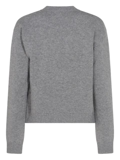 Gucci intarsia-knit logo sweater - Grey - zdjęcie produktu nr 2