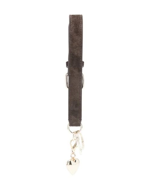 Maje suede buckled keyring - Brown - zdjęcie produktu nr 2