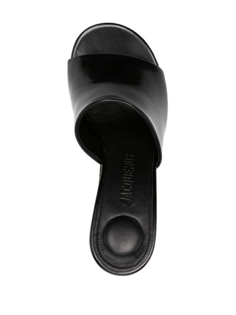 Jacquemus The Double 110mm mules - Black