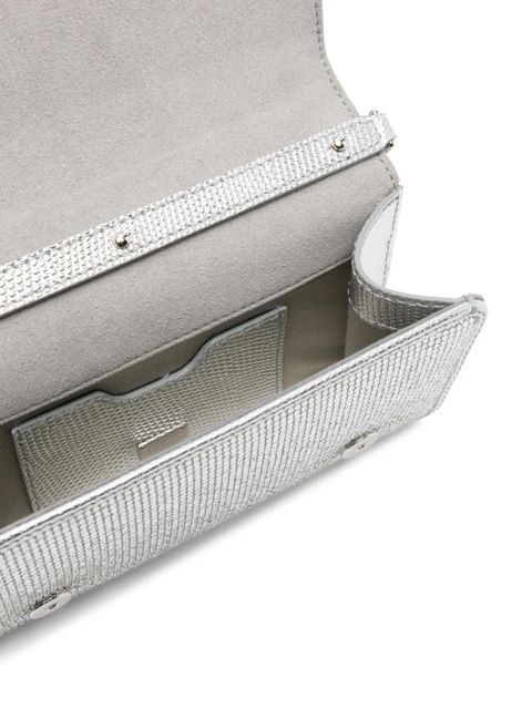 Dolce & Gabbana crystal-embellished clutch bag - Silver
