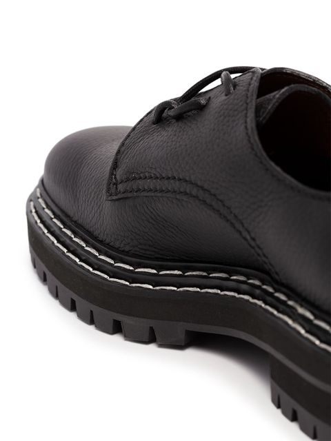 Proenza Schouler leather Oxford shoes - Black