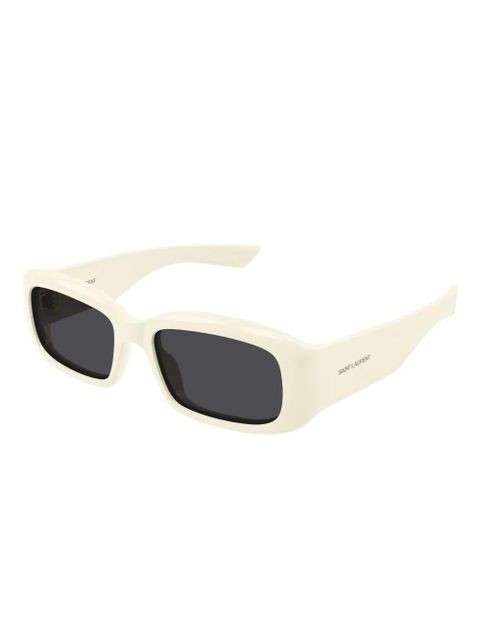 Saint Laurent Eyewear rectangle-frame sunglasses - Neutrals - zdjęcie produktu nr 2