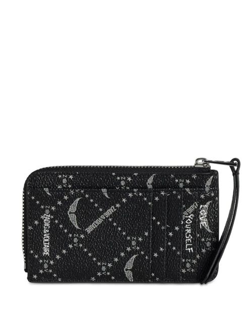 Zadig&Voltaire monogram card holder - Black
