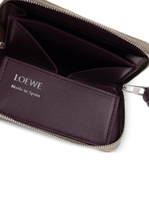 LOEWE knot-detail zip-fastening wallet - Neutrals
