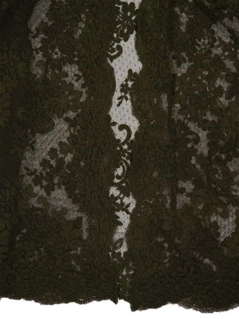 ZIMMERMANN lace high-neck cape - Green - zdjęcie produktu nr 2