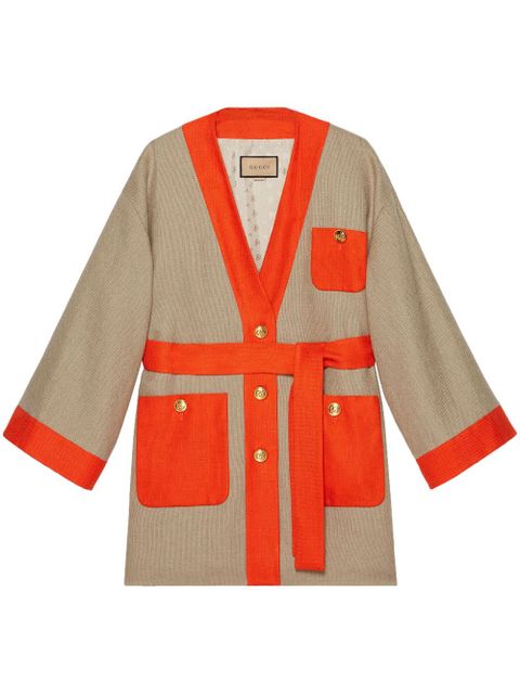 Gucci canvas jacket - Neutrals