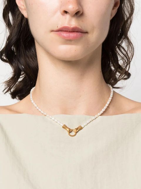 Missoma x Harris Reed In Good Hands pearl necklace - White - zdjęcie produktu nr 2