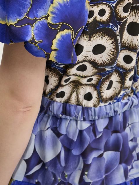 Desigual sukienka CELLS LONG_LACROIX