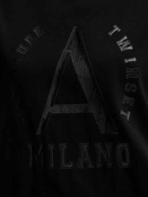 TWINSET milano graphic T-shirt - Black