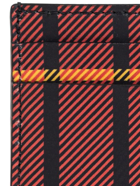 Alexander McQueen tartan skull cardholder - Black