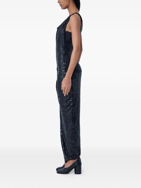 Vivienne Westwood sequined cowl-neck dress - Black - zdjęcie produktu nr 2