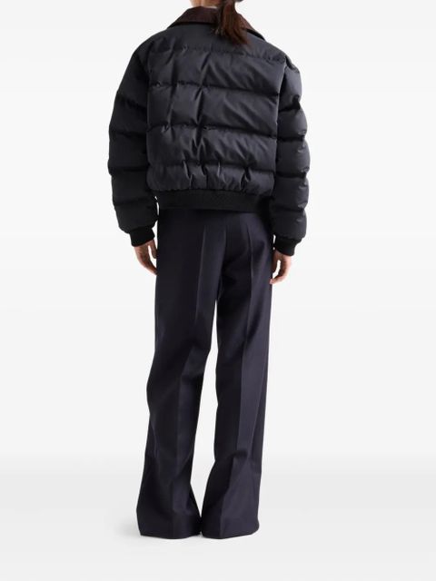Prada quilted down jacket - Black