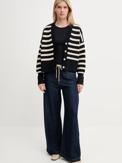 MUNTHE jeansy OBEY damskie kolor granatowy 247143024715