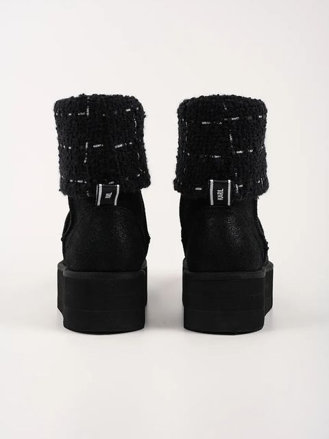 Karl Lagerfeld śniegowce THERMO kolor czarny KL48552