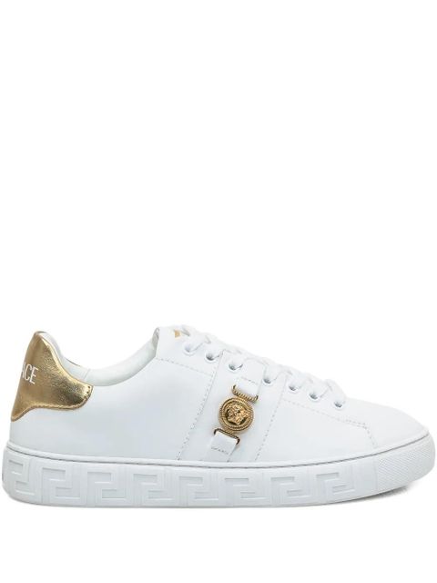 Versace greek-key emblem sneakers - White - zdjęcie produktu nr 1