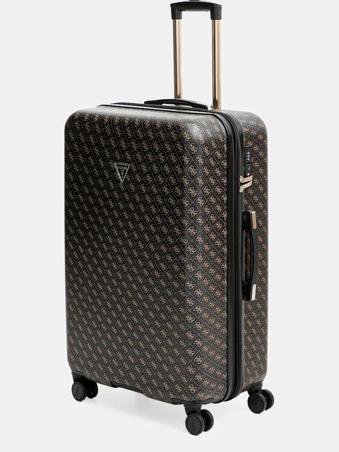 Guess walizka JESCO kolor brązowy TWHB83 89988