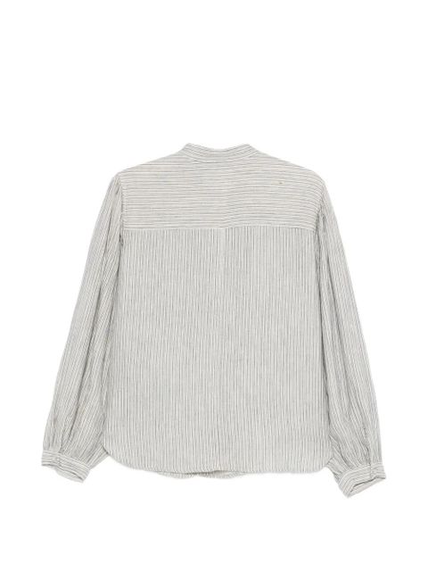 MARANT ÉTOILE Selvia buttoned striped shirt - White - zdjęcie produktu nr 2