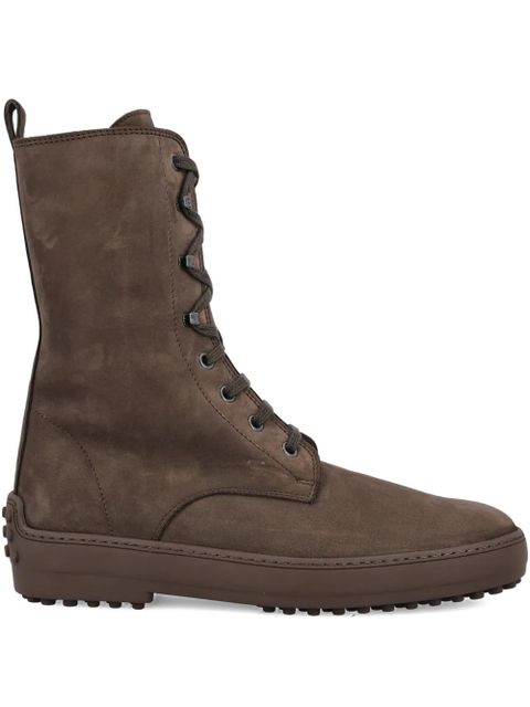 Tod's Gommino lace-up boots - Brown - zdjęcie produktu nr 2