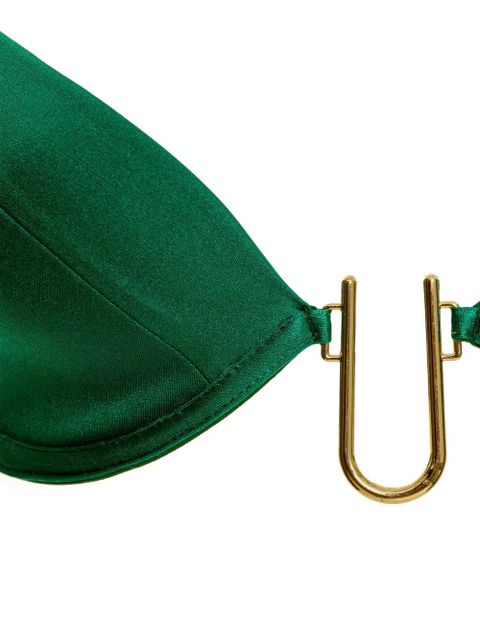 Agua By Agua Bendita Ventura Leika bikini top - Green