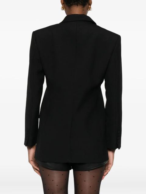 SANDRO crystal-embellished blazer - Black