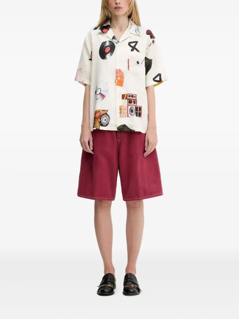 Carhartt WIP Jacob Rochester music-print shirt - White