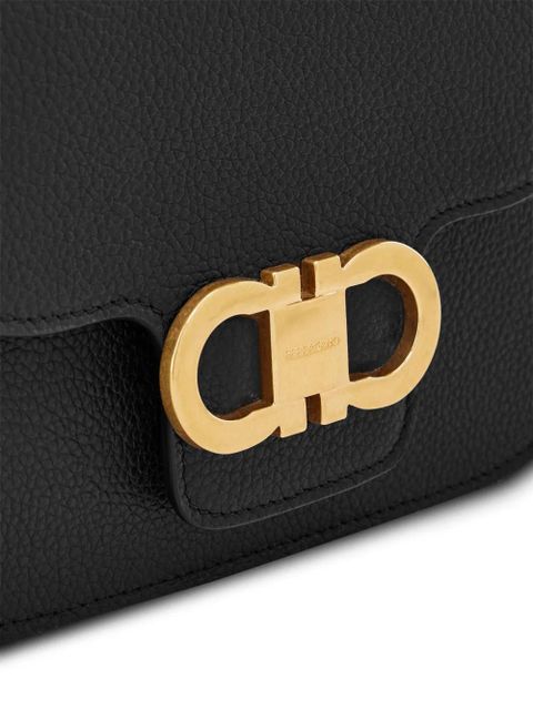 Ferragamo Double Gancini shoulder bag - Black