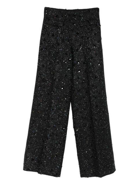 SANDRO sequin-embellished trousers - Black - zdjęcie produktu nr 1