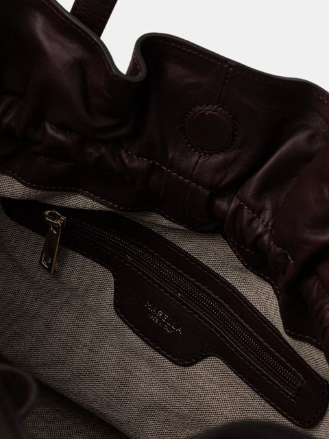 Marella torebka skórzana kolor szary 2523519047200