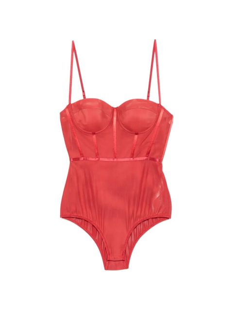 ZIMMERMANN Rebellion corset bodysuit - Red - zdjęcie produktu nr 1