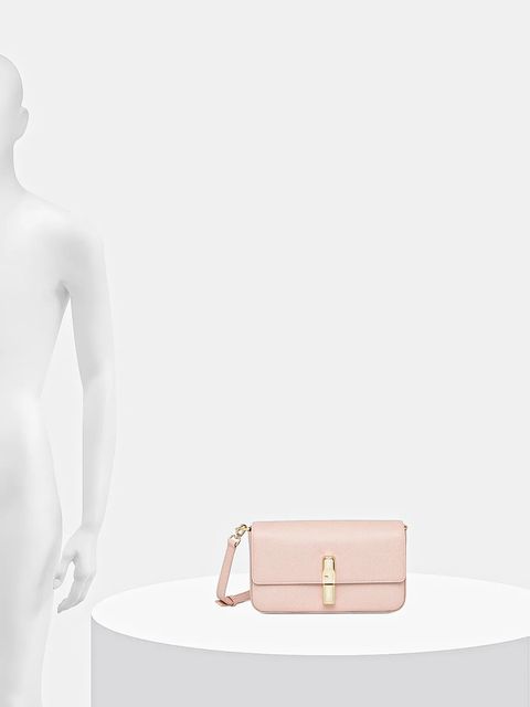 Furla torebka skórzana kolor różowy WB01826 ARE000 4355S